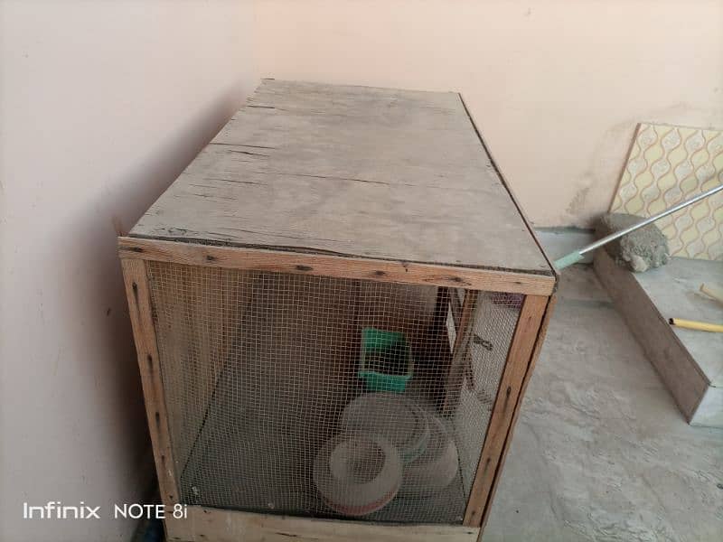 Hard wood Hen cage feasible for 4pairs 4