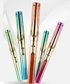 rainbow shining pen for school office . stationery ,fountain,ink. pen