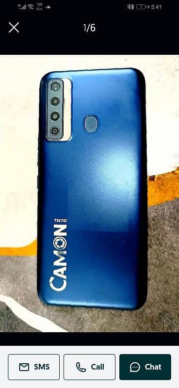 tecno camon 17 6/128 gb 10/10 condition for sale 0