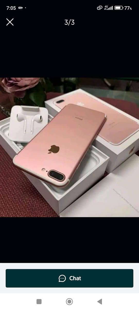 Apply iPhone 7 puls 128GB for sale 0326/8751/146 Wahtsap number 1