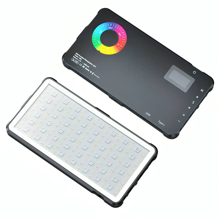 MAMEN SL-C02 Power Bank RGB Photography LED color fill light 2500-9000 0