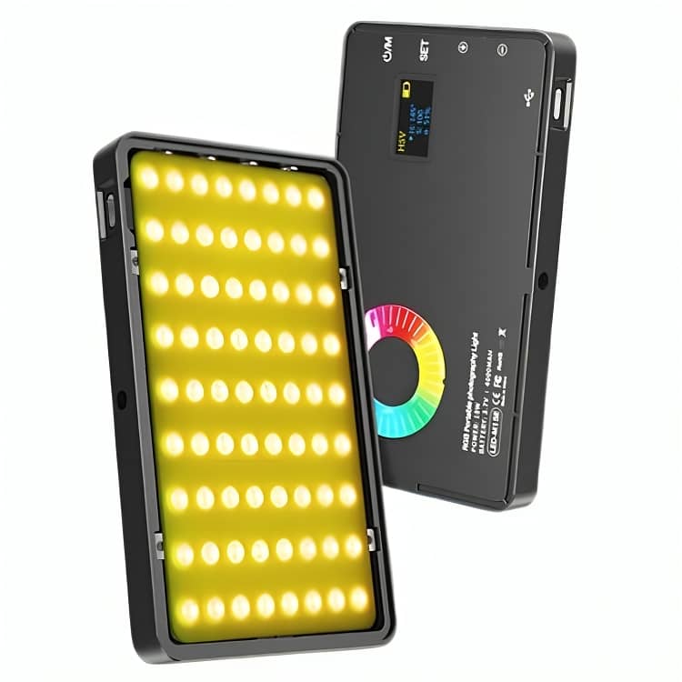 MAMEN SL-C02 Power Bank RGB Photography LED color fill light 2500-9000 5