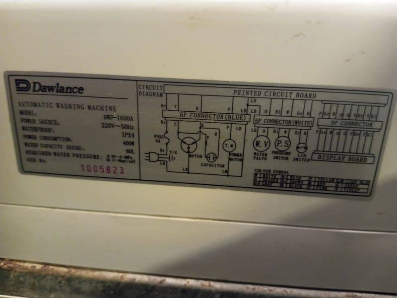 Dawlance Automatic Washing Machine 6