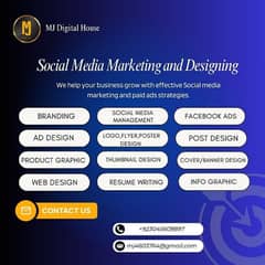 Social media marketing and Graphic designing