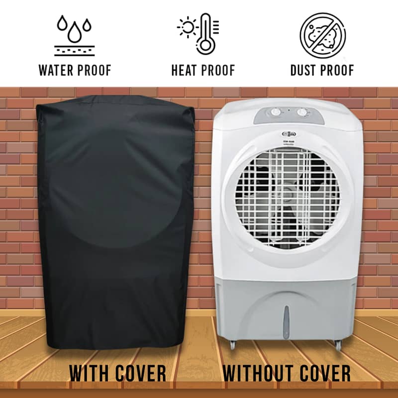 Room Cooler Cover - Air Cooler Dustproof Cover - Durable Parachute Fa 0