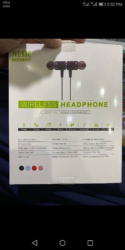 WIRELESS HADFONE 0