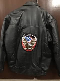 Top Gun style leather jacket