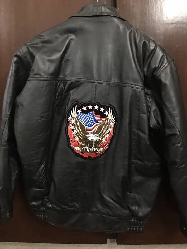 Top Gun style leather jacket 0