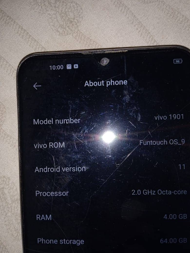 Vivo 1901 4gb 64gb urgent sale 2