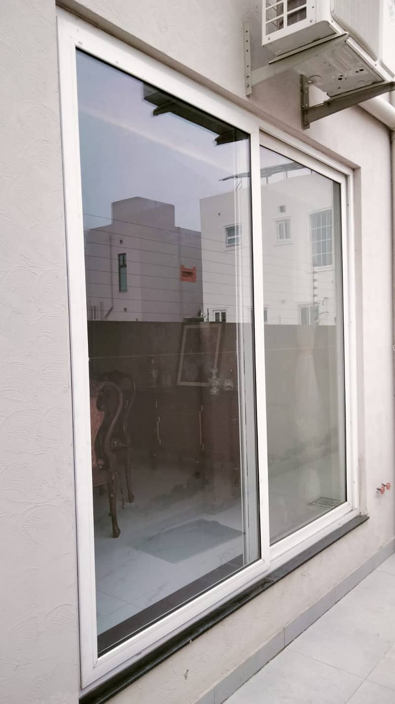 Aluminum windows/Glass works /Glass Doors/ Doors/glass cabinets 5