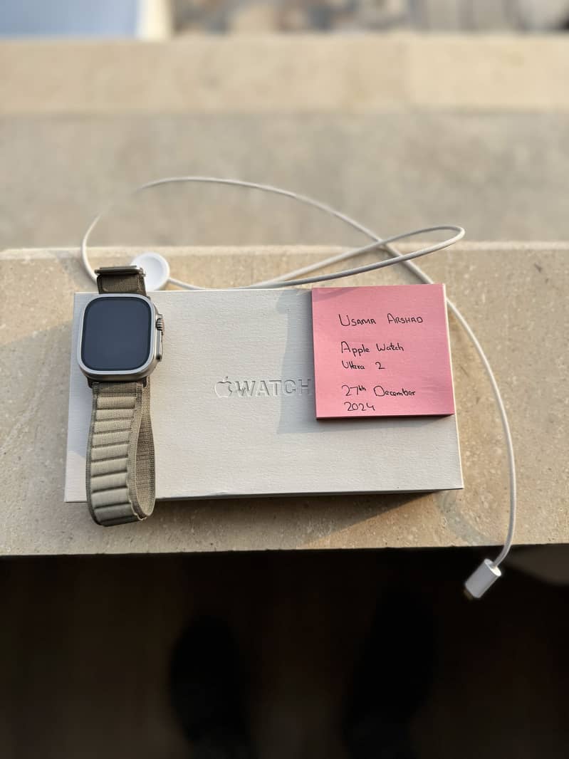 Apple Watch Ultra 2 with Alpine Loop strap 0