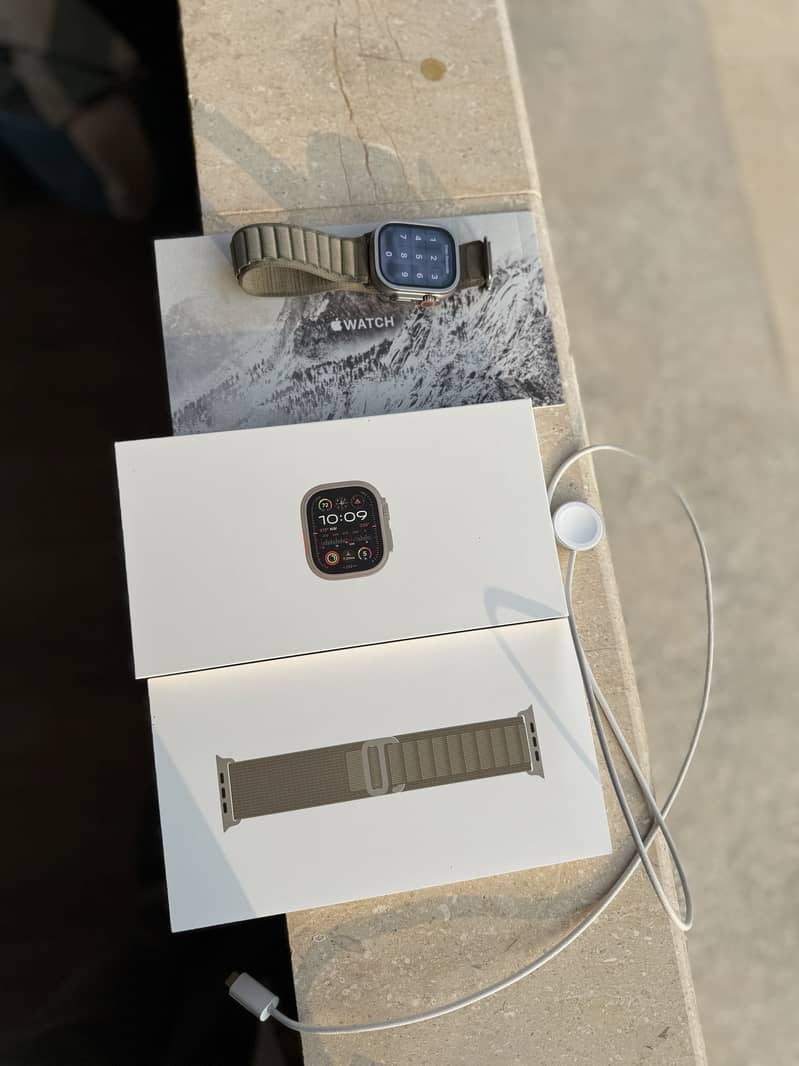 Apple Watch Ultra 2 with Alpine Loop strap 3