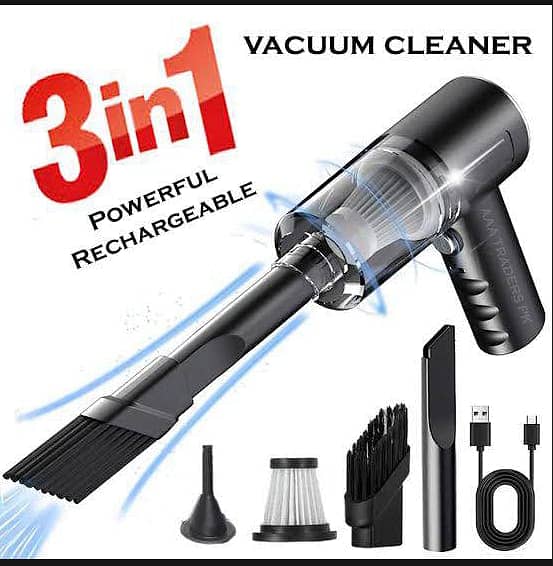 NEW MODEL 3 IN 1 Car Vacuum Cleaner Balayeuse portative (Model AS-228) 2