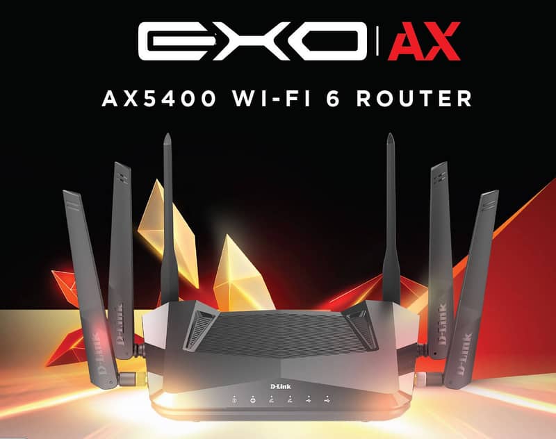 D-LINK DIR-X5460 EXO AX5400 WI-FI 6 ROUTER Branded Used (With Box) 0