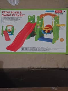 Edy Play Slide & Swing Set Frog- SL-6108