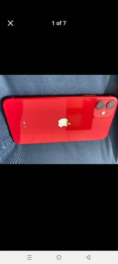 iphone 11 , 64 gb JV red color