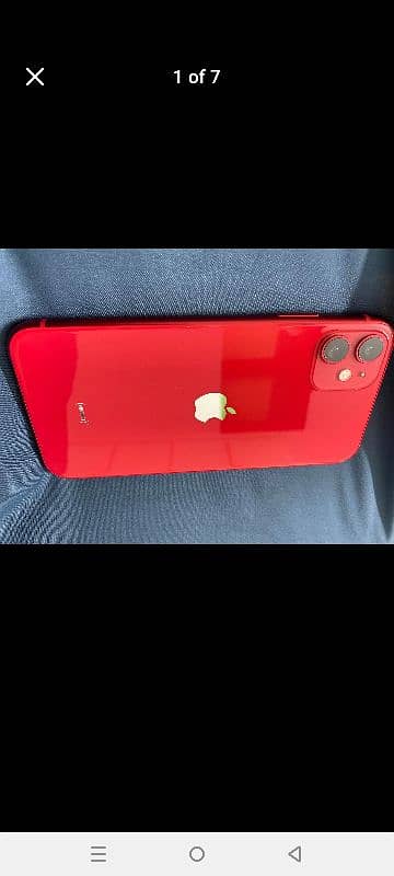 iphone 11 , 64 gb JV red color 0