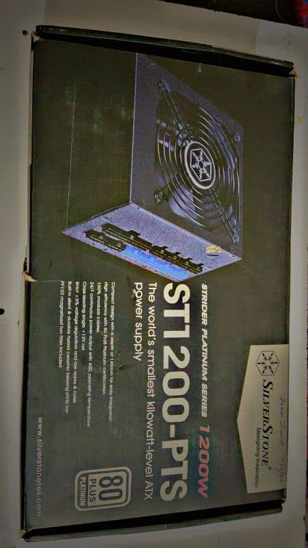 silver stone 1200 watt platinum full modular power supply 0