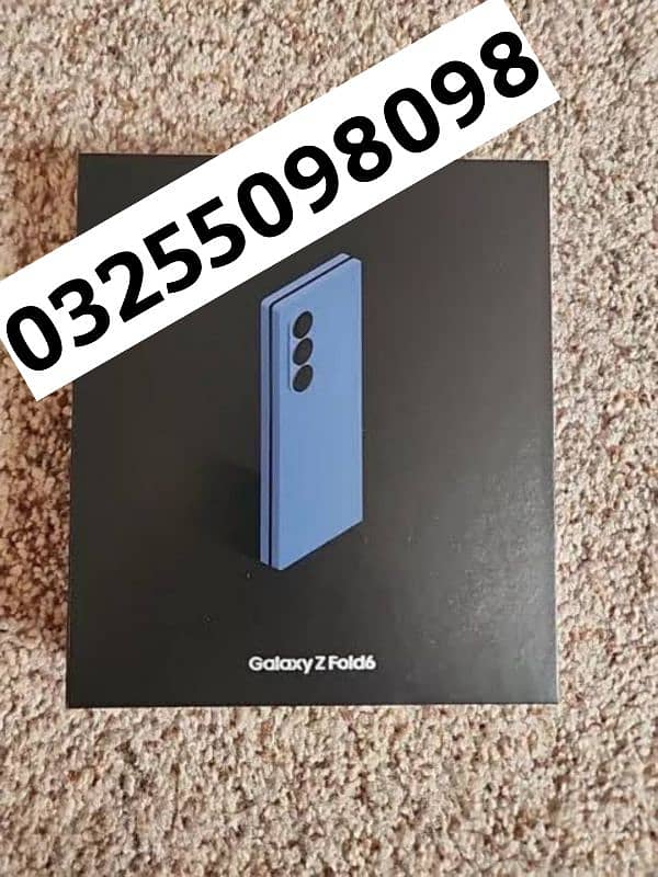 Samsung Z Fold 6 Blue 256gb brand new non box pack 0