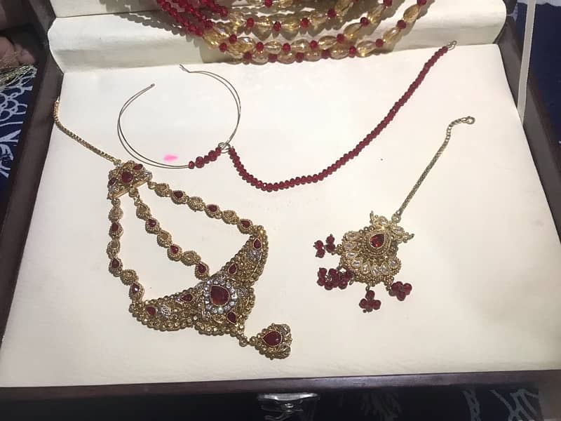 Bridal jewellery set with maala 4