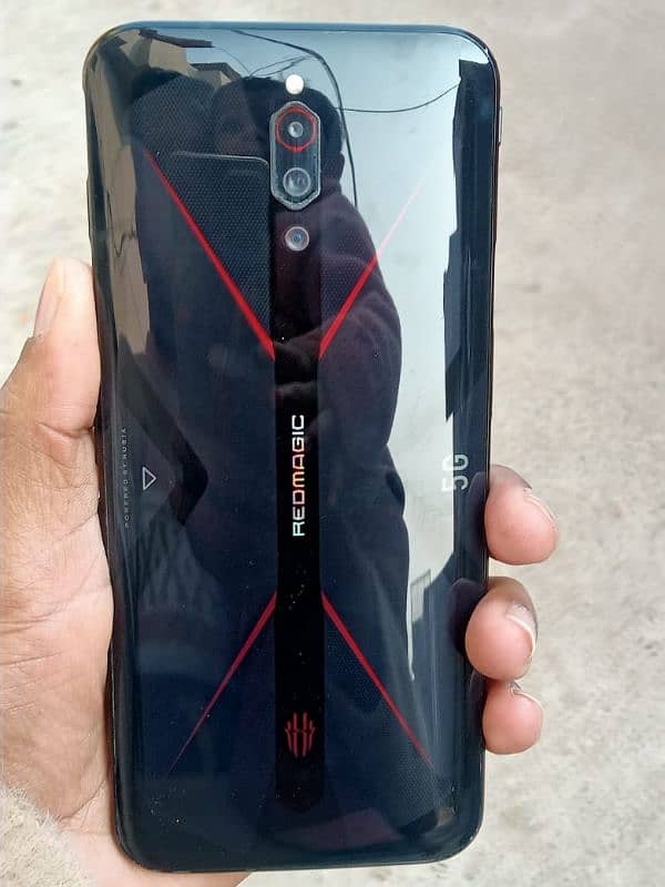 Red magic 5g 8+128 PUBG 90fps refresh ret 144 pta bas phone he 6