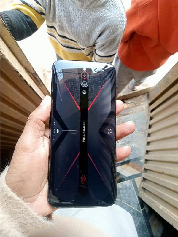 Red magic 5g 8+128 PUBG 90fps refresh ret 144 pta bas phone he 11