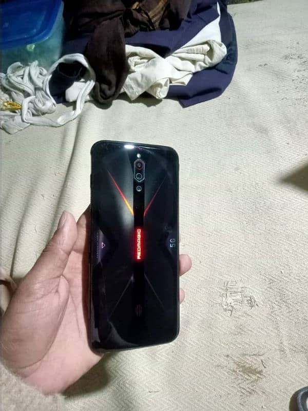 Red magic 5g 8+128 PUBG 90fps refresh ret 144 pta bas phone he 12