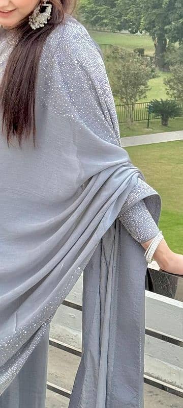 saree in silver 6