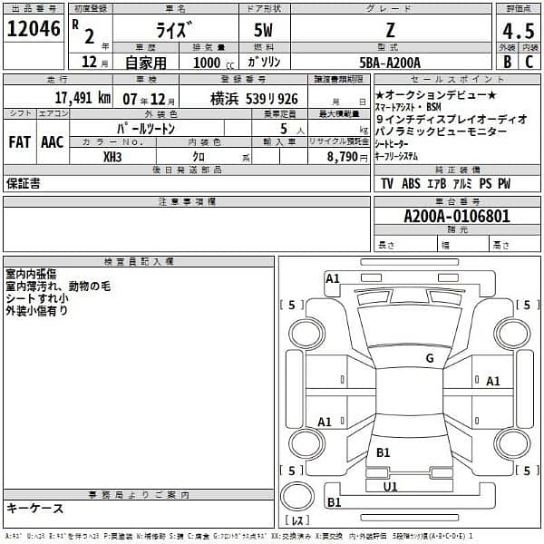 Raize 2020 360Camera Full House 17k km 3