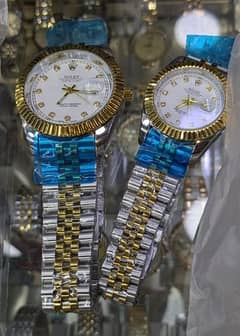 ROLEX COUPLE WATCH IN JUBILEE CHAIN