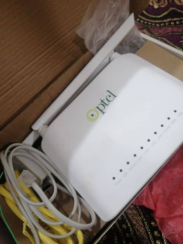 Ptcl wifie router and wd element hard disk 1