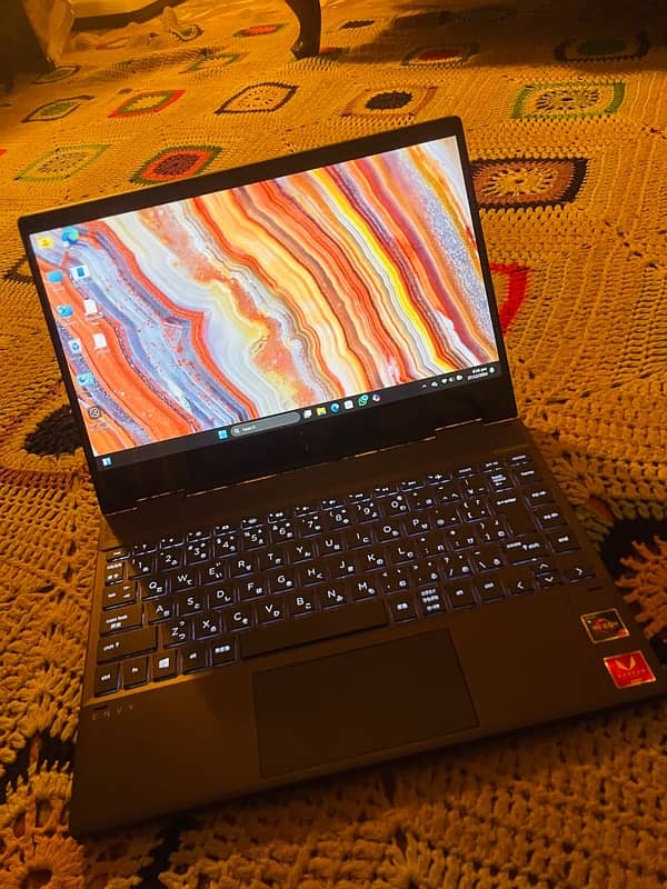 Hp envy x360 convertible,Radeon Vega Graphics AMD, 16/256gb. 3