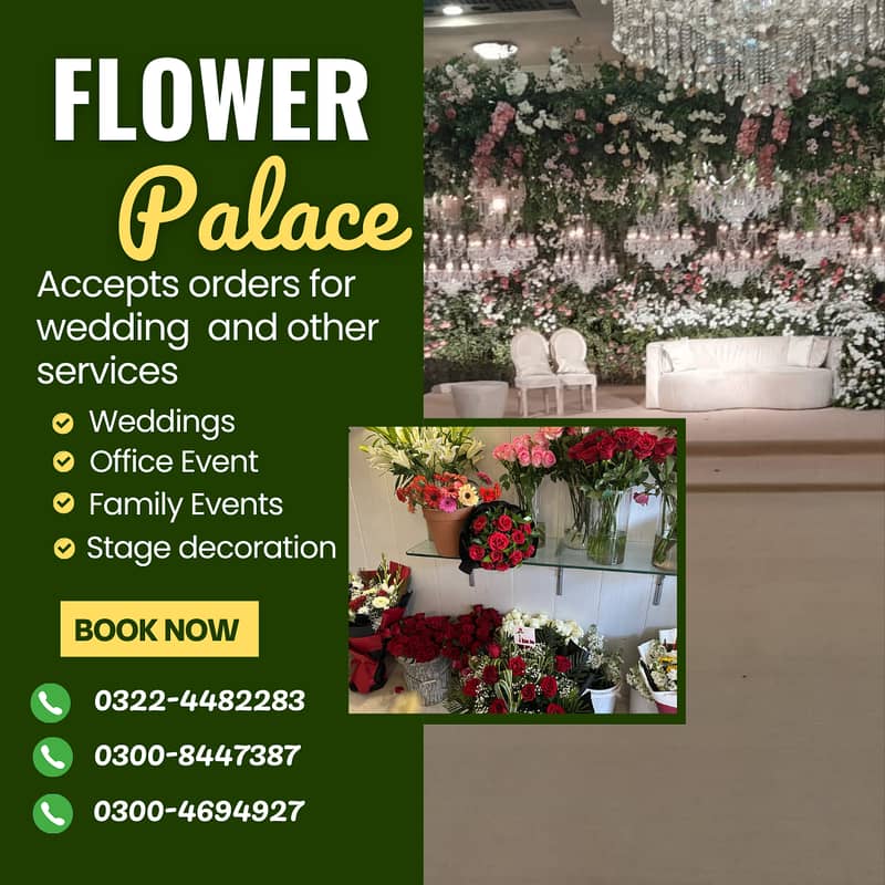 fresh & artificial  flowers  events planner Caterers Farm house Availa 0