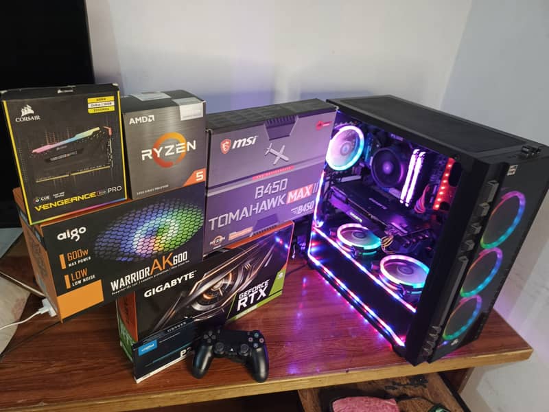 BEAST GAMING PC FOR SALE RYZEN 5600G/RTX 2080SUPER/512GBSSD 1