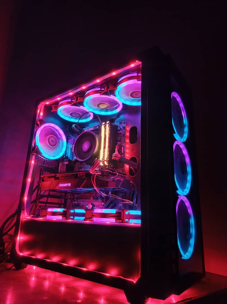 BEAST GAMING PC FOR SALE RYZEN 5600G/RTX 2080SUPER/512GBSSD 7