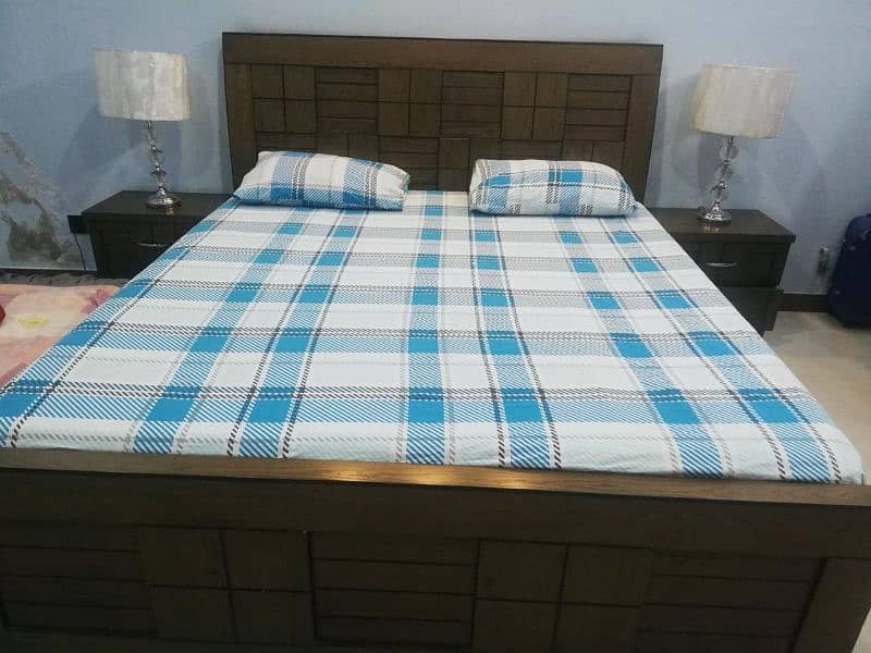 King Size Bed Set  side tables dressing table for sale 0