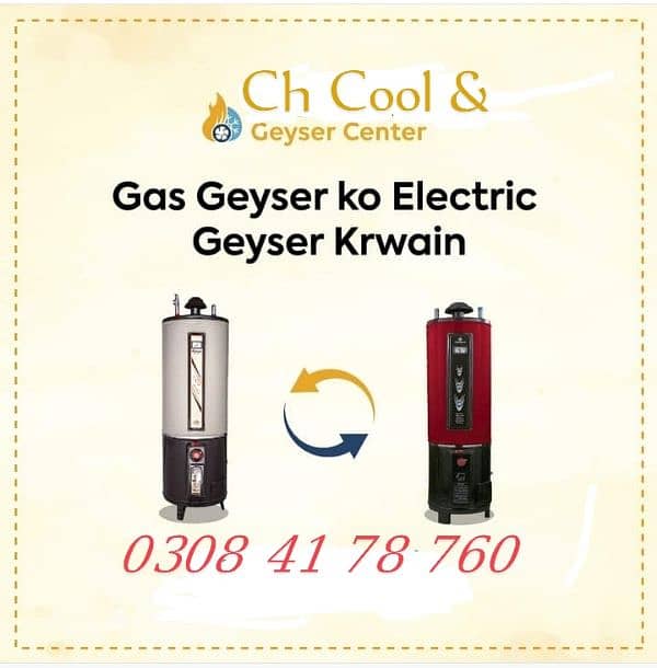 Instant Geyser Electric Geyser Repair Service All over Lahore 1