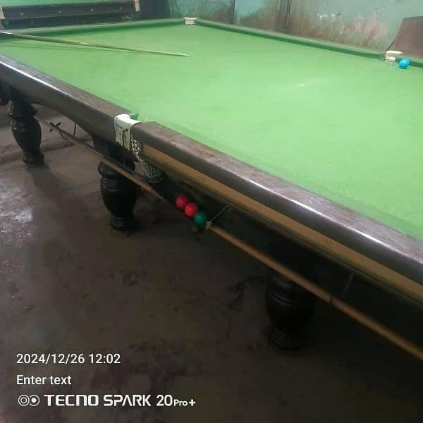 snooker table 6x12 0