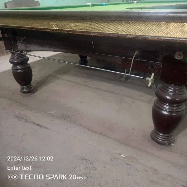 snooker table 6x12 3