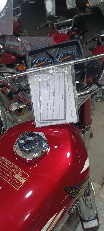 HONDA CG125 2025 NEW MODEL FRESH SERIAL PESHAWAR INVOICE ZERO METAR 1