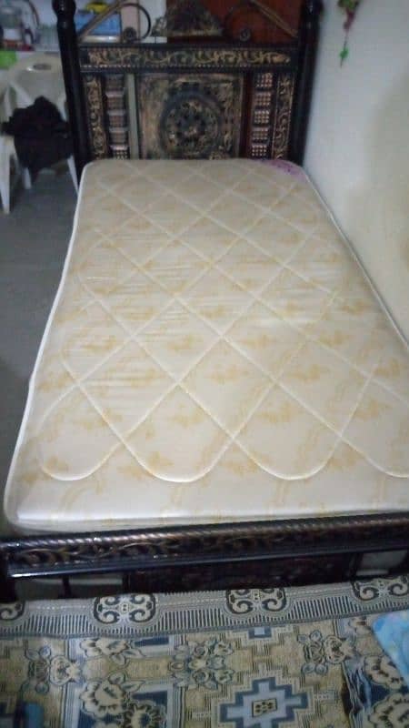 iron bed with master spring mattress 2