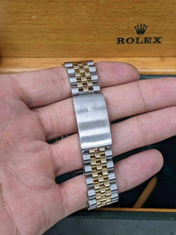 Rolex Datejust 36mm 16233 Steel & Gold Champagne Diamond Dial With box 3