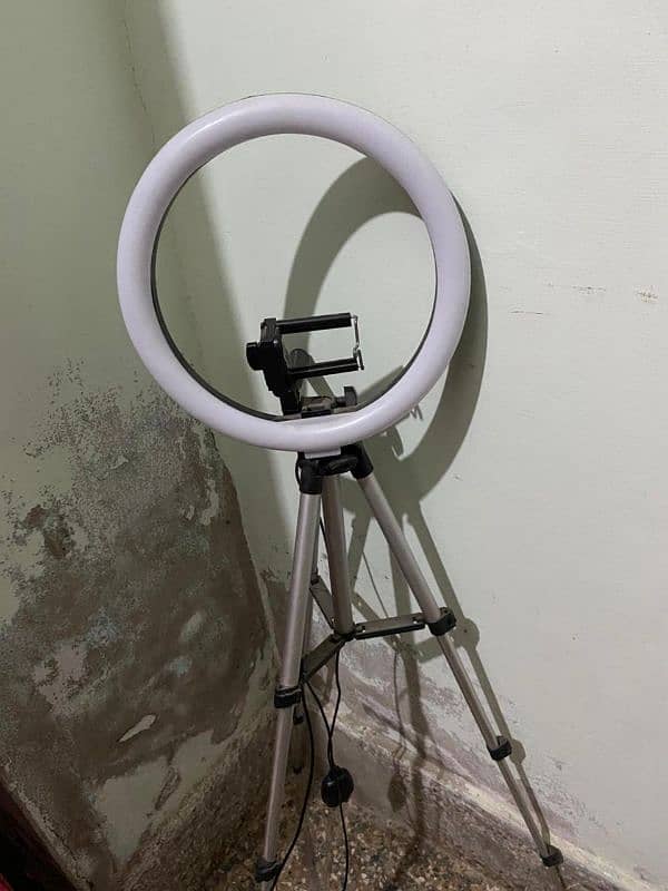 ringlight with stand & adapter 2