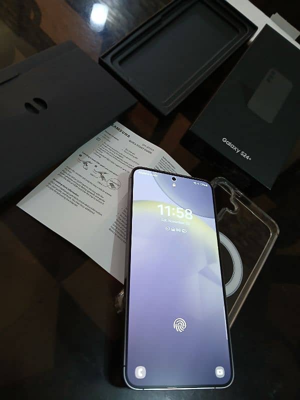 Samsung S24 plus 256 GB with Box 1