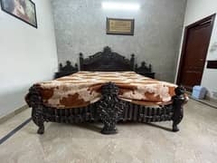 Chinyoti wooden bed