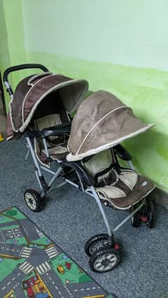 Double seater Pram