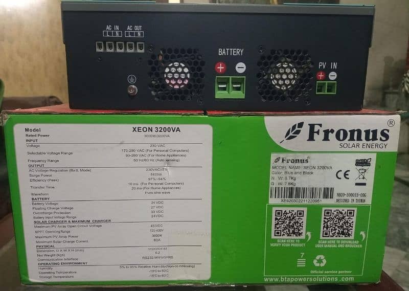 fronus 3kw pv3200 (0300/93/81/323) 2