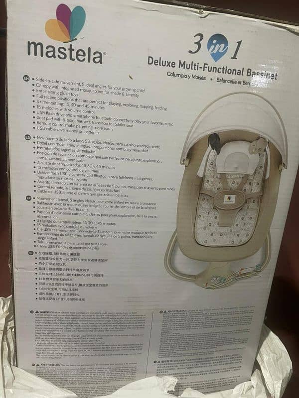 Multi Functional Bassinet Mestela baby jhula for new born baby 3