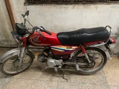 HONDA CD 70 2015 MODEL GOOD CONDITION