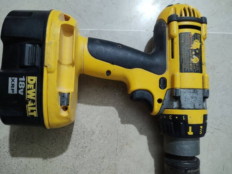 DeWalt 18volt XRP cordless drill machine 3